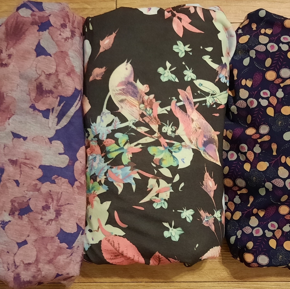 Lot of 3 LulaRoe Maxi Skirts size 3XL